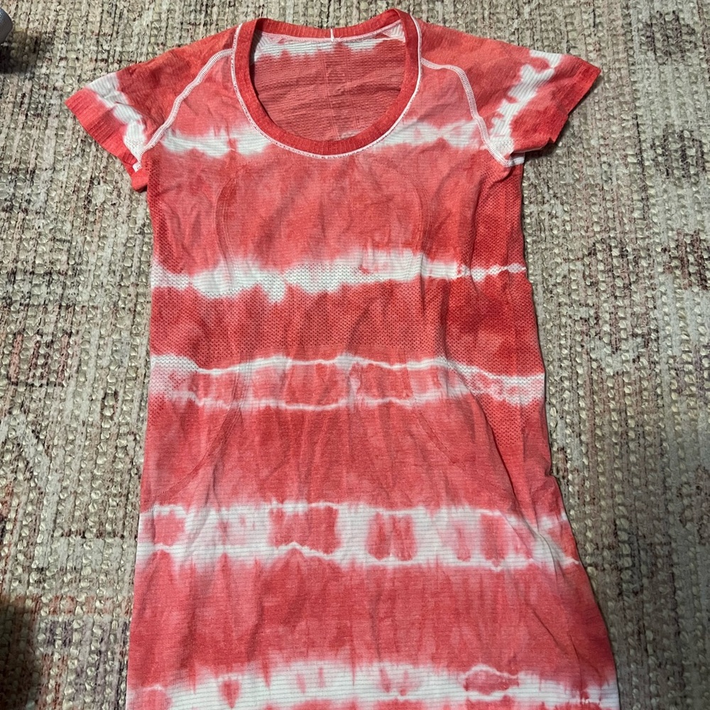 Lululemon Swiftly Tech Short Sleeve Tie Dye T Shirt